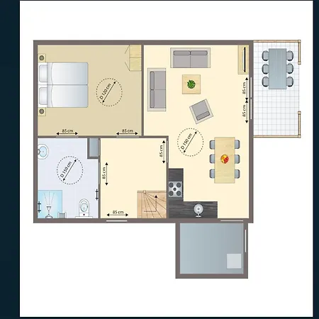 Wheelchair-friendly Retreat Prázdninový dům *